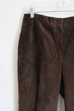 Apostrophe Genuine Leather Brown Pants | 8