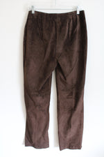 Apostrophe Genuine Leather Brown Pants | 8