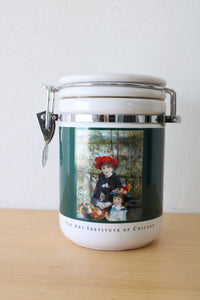 The Art Institute Of Chicago The Masterpiece Collection Two Sisters On The Terrace By Pierre-Auguste Renoir Porcelain Cannister