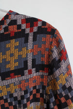 Pendleton Multi-Colored Southwestern Style Short Sleeve Blouse | 8