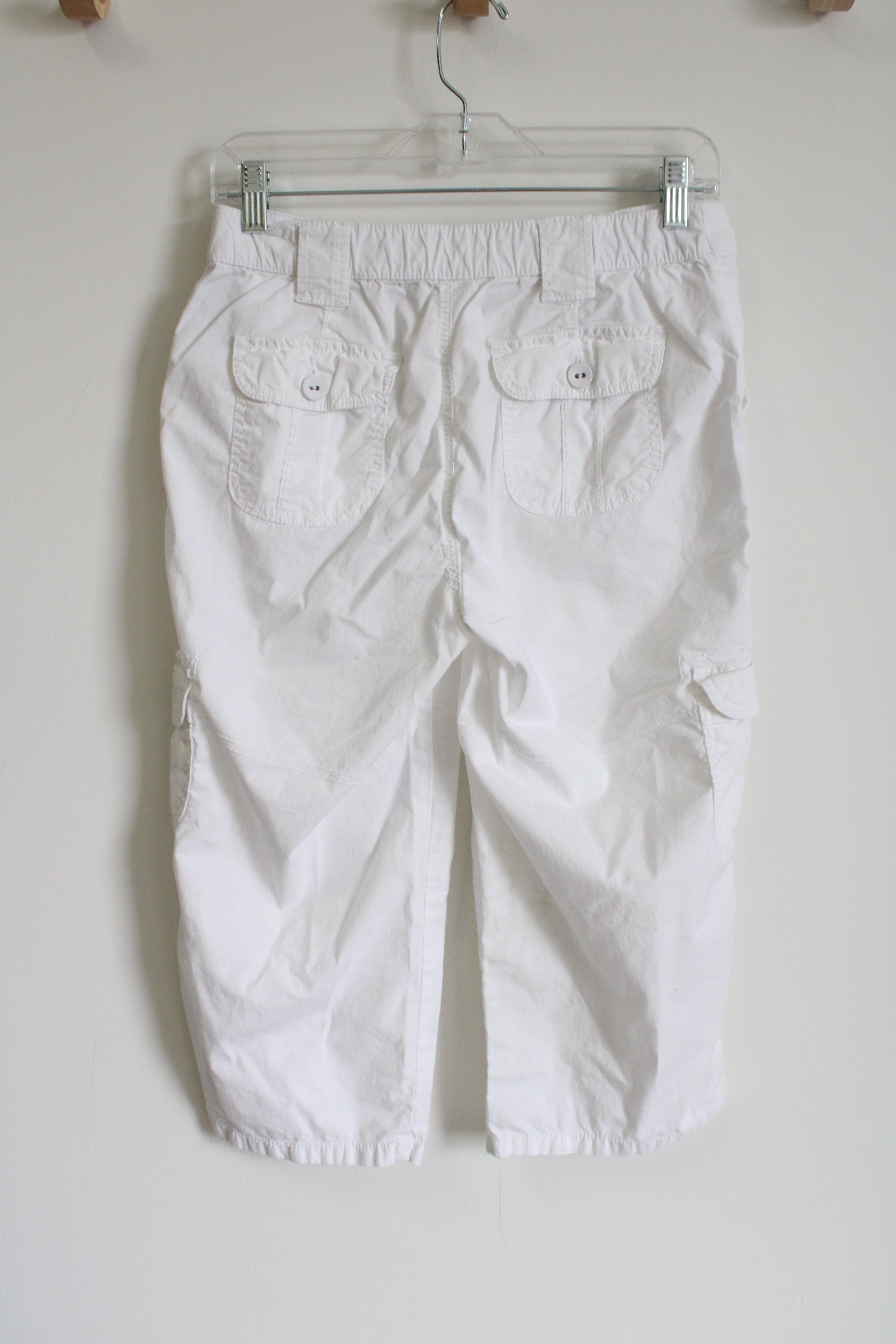 St. John's Bay White Cargo Capri | 4 Petite