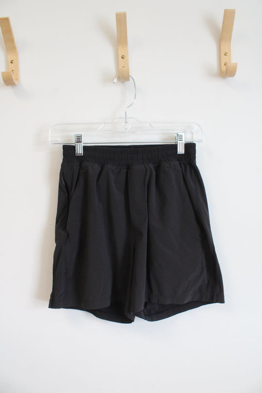 Lululemon Black Lined Athletic Shorts | XS