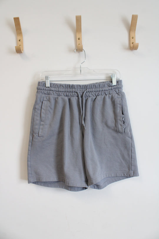 H&M Regular Fit Gray Sweat Shorts | S
