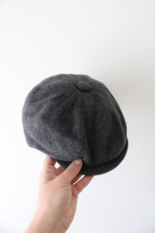 JJ Hat Center Cashmere And Wool Gray Cap | S