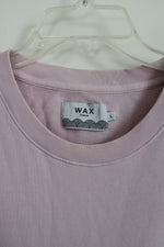 Wax London Light Lavender Logo Embroidered Sweatshirt | L