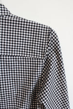 Vineyard Vines Black and White Plaid Long-Sleeve Button Down Shirt | 6