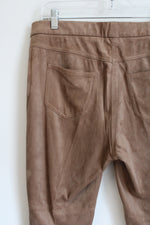Ruby Rd. Brown Suede Pants | M