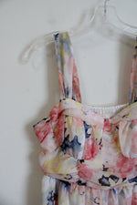Candie's Pink & Yellow Floral Dress | XL