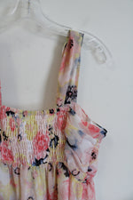 Candie's Pink & Yellow Floral Dress | XL