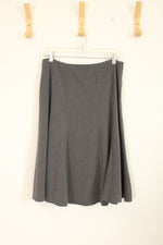 Dress Barn Gray Flare Skirt | 8