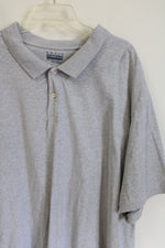 basic Editions Gray Polo Shirt | 4XL