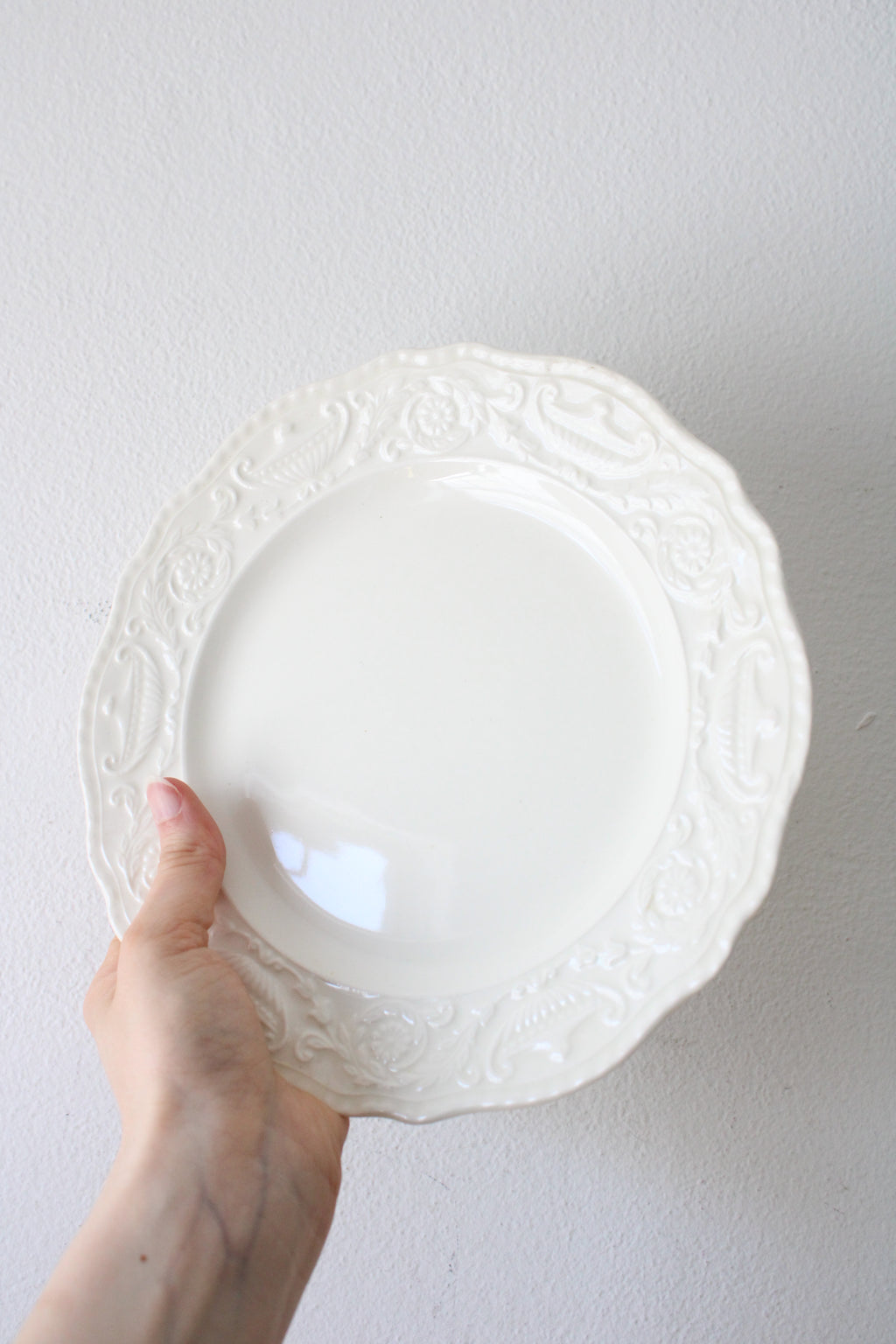 Adam Antiques By Steubenville White Porcelain Plate | 8"