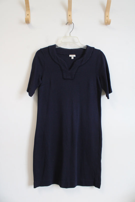 Talbots Navy Knit Dress | P