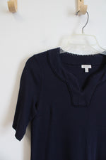 Talbots Navy Knit Dress | P