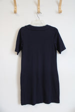 Talbots Navy Knit Dress | P