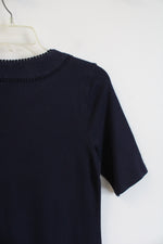 Talbots Navy Knit Dress | P