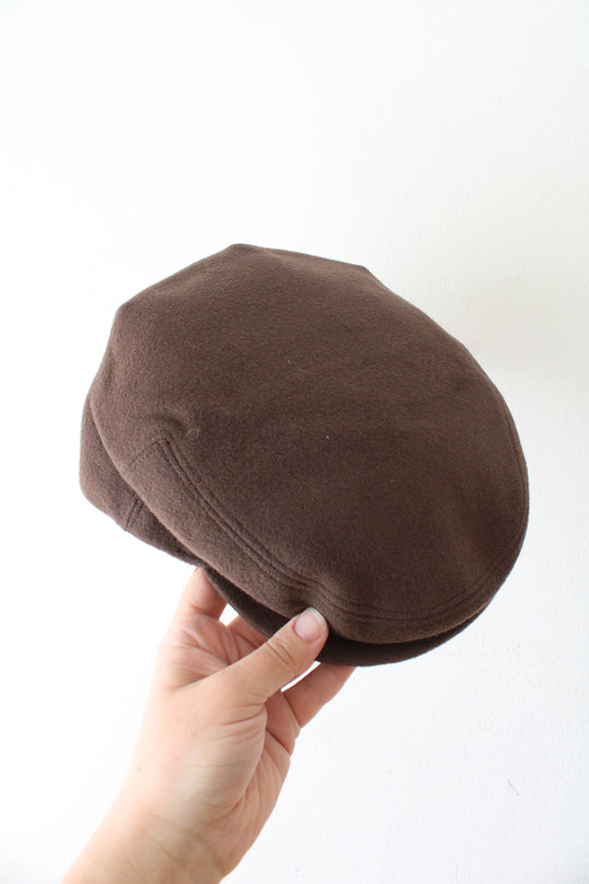 JJ Hat Center Capas Headwear Cashmere Wool Brown Cap | XXL