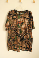 Ideology Camoprint John Brown Hunting Club Logo T-shirt | Size L