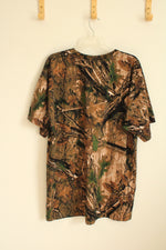 Ideology Camoprint John Brown Hunting Club Logo T-shirt | Size L