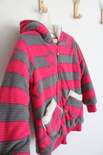 TTC Gray and Pick Fluffy Jacket | XXL (18-20)