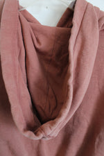 Aeropostale Terracotta Cropped Full Zip Hoodie | S