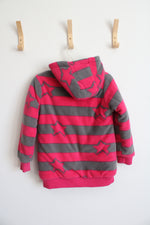TTC Gray and Pick Fluffy Jacket | XXL (18-20)