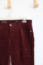 Adriano Goldschmied Slim Straight The Stevie Ankle Velvet Pants | 28R