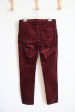 Adriano Goldschmied Slim Straight The Stevie Ankle Velvet Pants | 28R