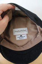 JJ Hat Center Jonathan Richard Black Corduroy Cap | S