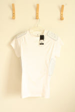 NEW Adidas White Skin Force Padded Compression Shirt | Size L