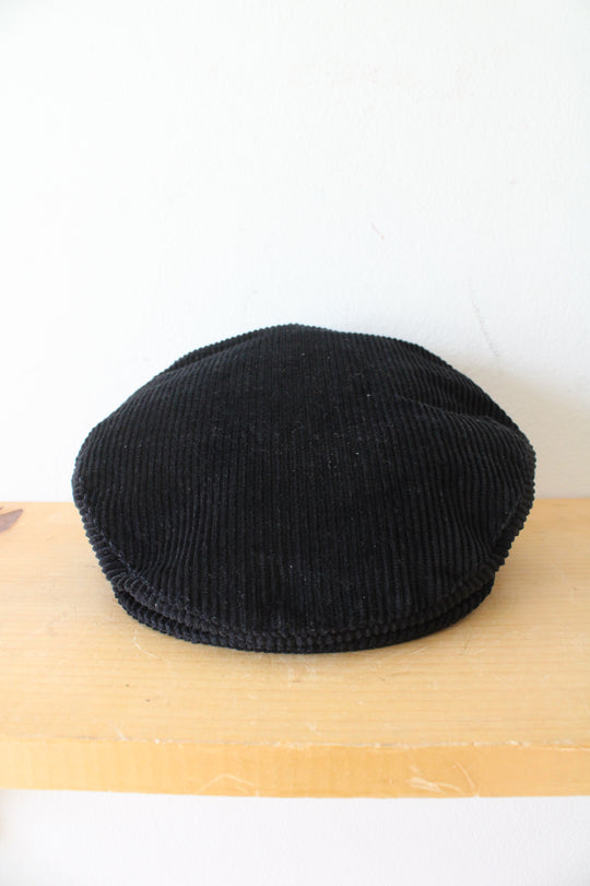 JJ Hat Center Jonathan Richard Black Corduroy Cap | S
