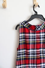 Hartstrings Sleeveless Red Plaid Dress | 16