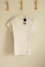 NEW Adidas White Skin Force Padded Compression Shirt | Size L