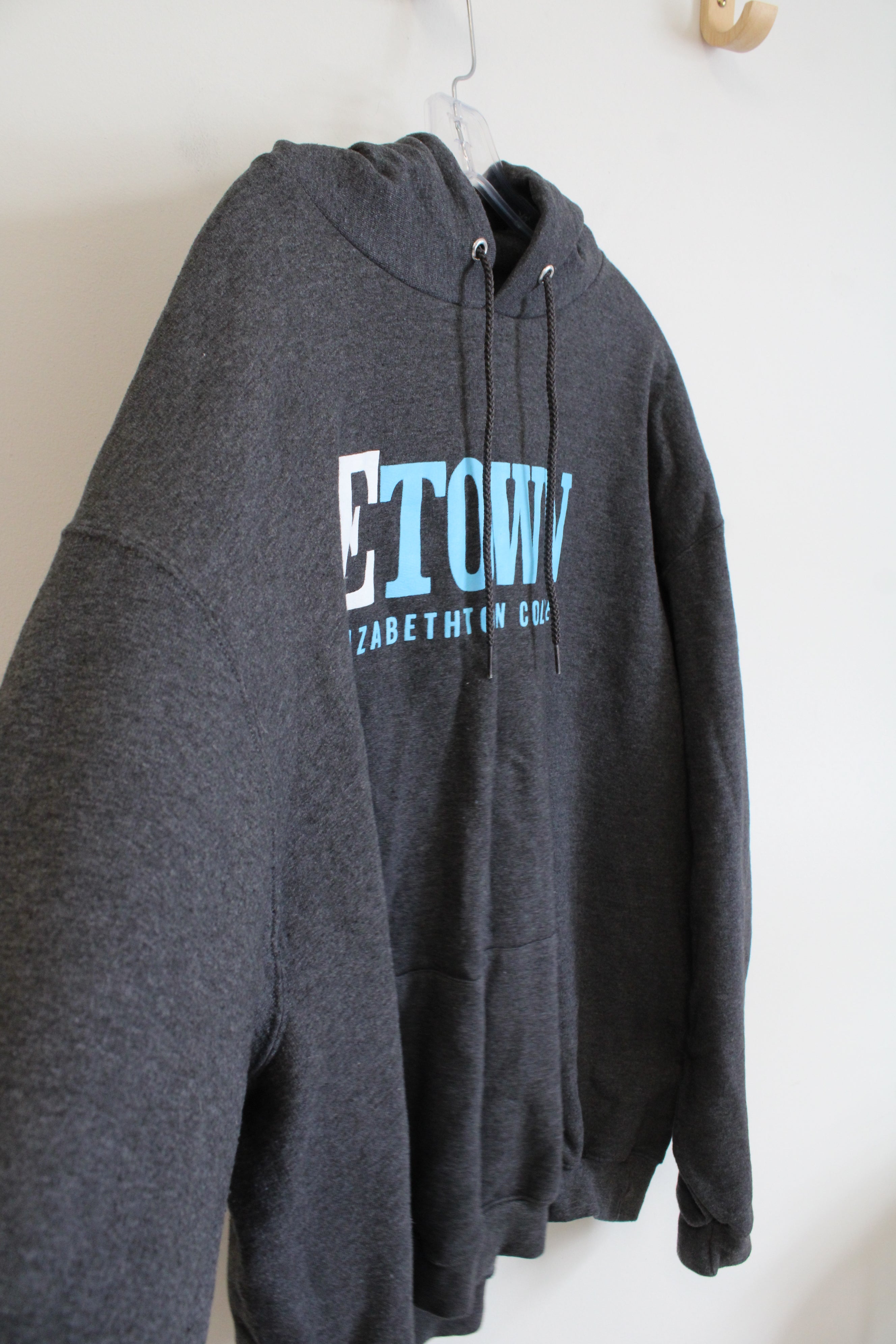 Champion Gray Elizabethtown College Hoodie | 2XL