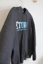 Champion Gray Elizabethtown College Hoodie | 2XL