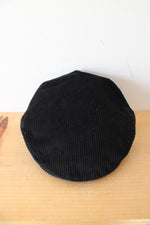 JJ Hat Center Jonathan Richard Black Corduroy Cap | S