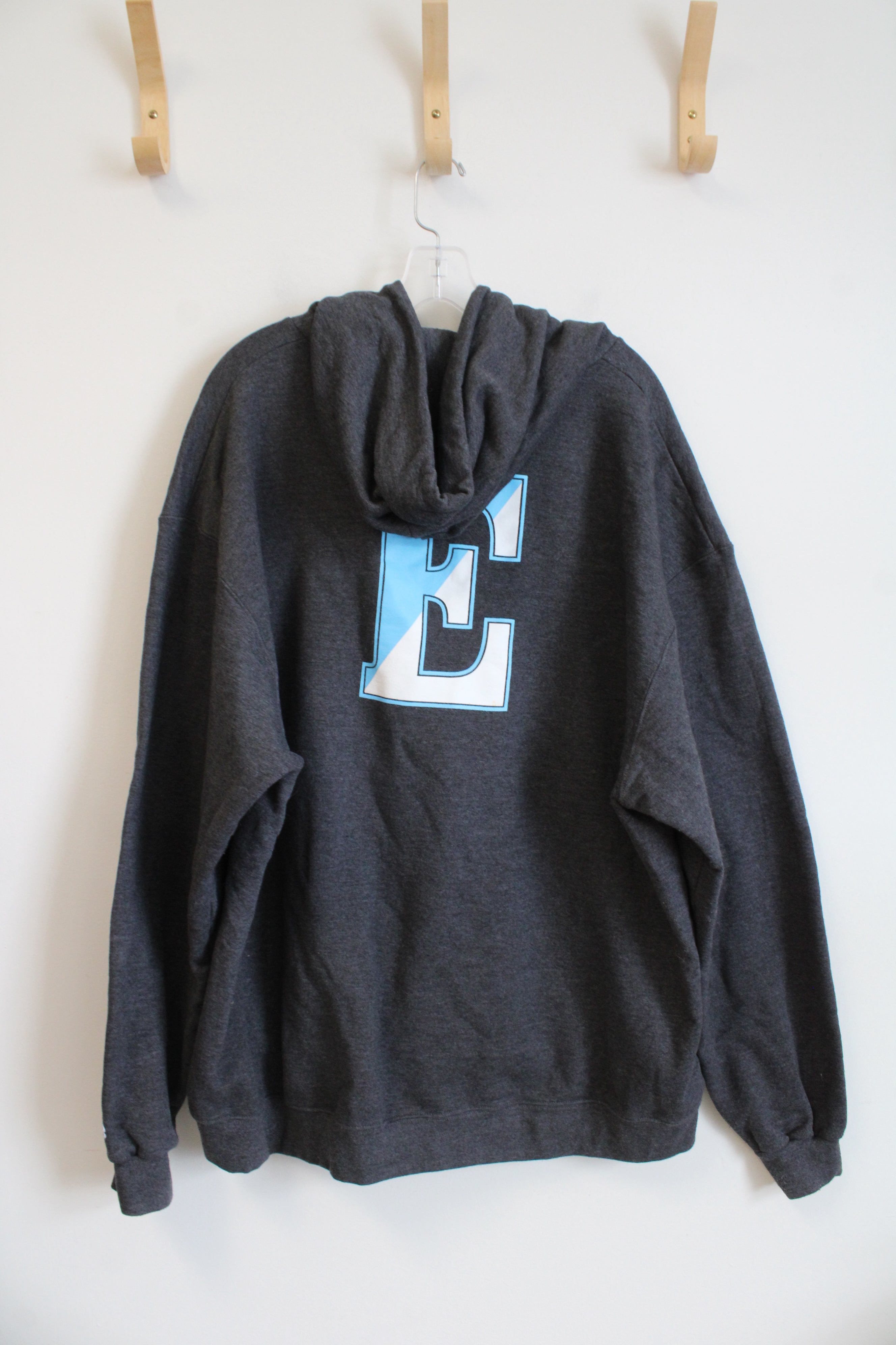 Champion Gray Elizabethtown College Hoodie | 2XL