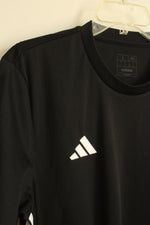Adidas Black and White Logo Shirt | Size L