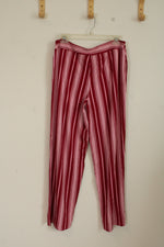 NEW Soma Pink and Red Striped Lounge Pants | M