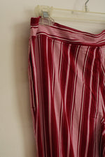 NEW Soma Pink and Red Striped Lounge Pants | M