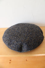 NEW JJ HatAlfonso D'Este Blue Speckled Wool Beret Cap