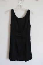 NEW H&M Black Draped Satin Dress | 6