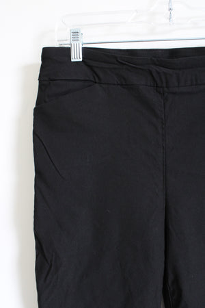 Hilary Radley Black Stretch Pant | M