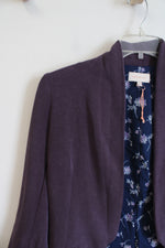 Skies Are Blue Purple Open Blazer | M