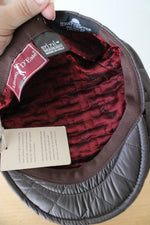 JJ Hat Center Alfonso D'Este Brown Quilted Cap | M