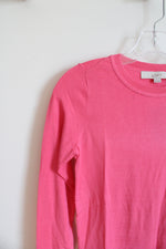 NEW LOFT Pink Lightweight Sweater | XXS Petite