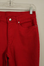 Venus Red Skinny leg Denim Pants | 8