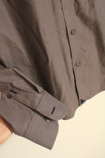 Untuckit Gray Button Down Long Sleeve Collared Shirt | L