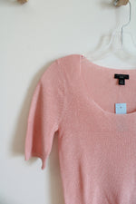 NEW Ann Taylor Light Pink Knit Top | XXS Petite