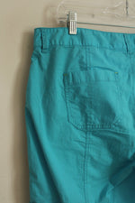 Rafaela Weekend Bright Blue Cargo Capris | 14P